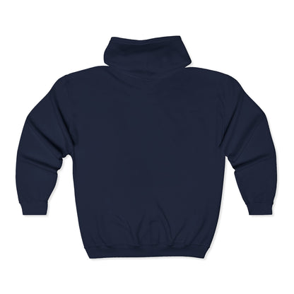Zip-up Hoodie - Navy Blue
